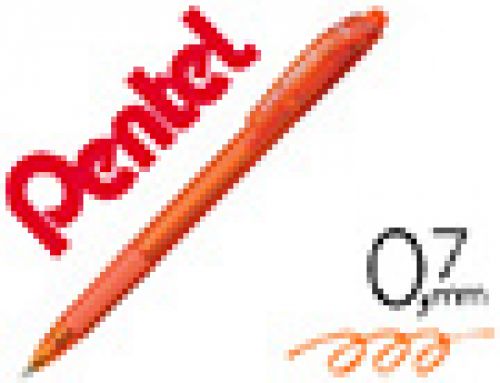 Esferografica pentel retratil bx417 cor laranja , Pentel , 900773 , 0884851029010